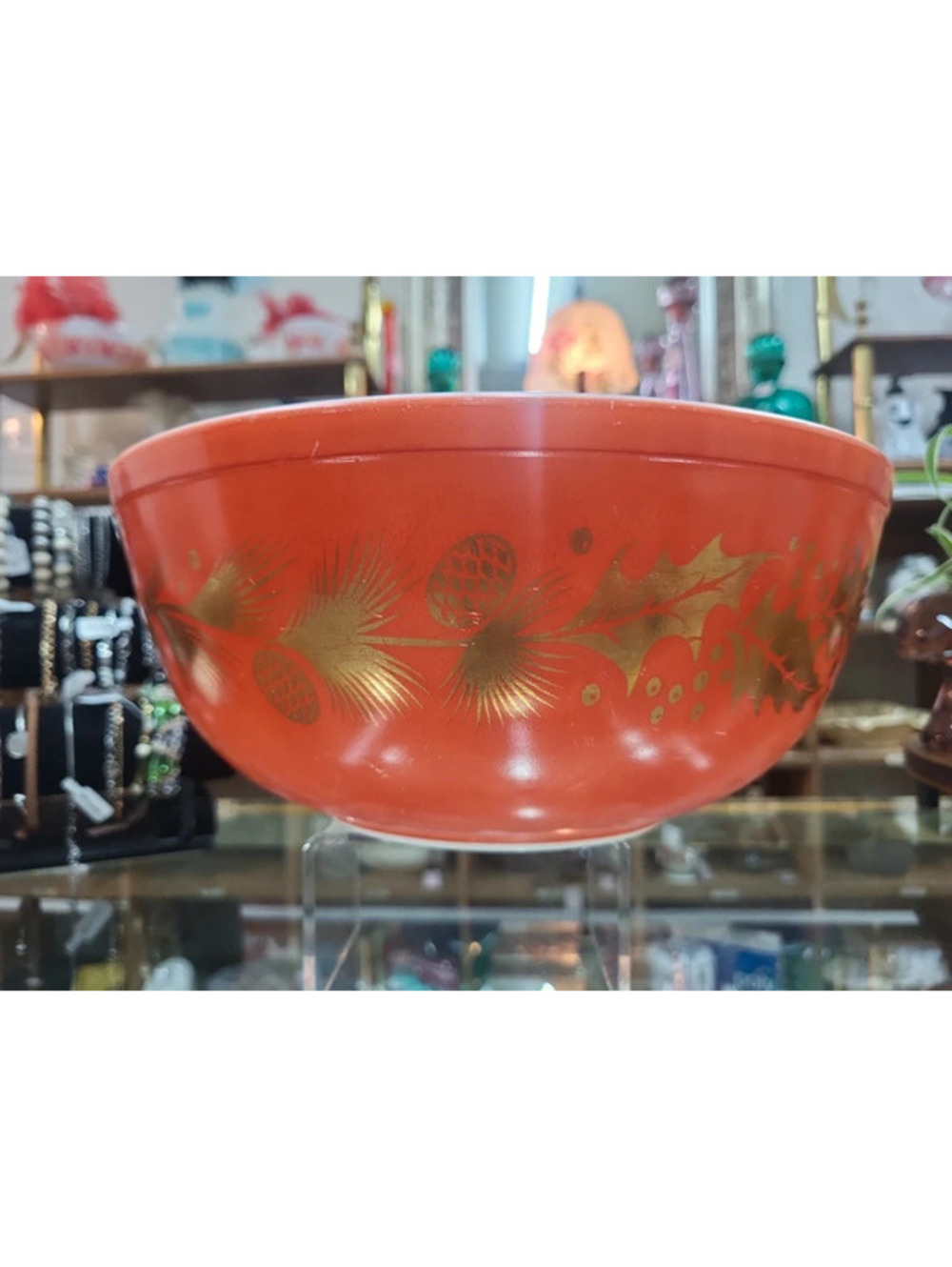 Pyrex 4Qt #404 "PROMO" Holy Pine Cone